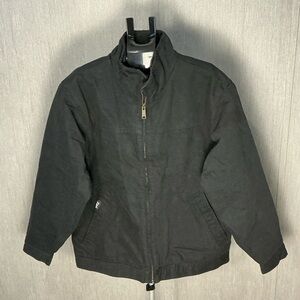 Corner Stone Fleece-Lined Men's Classic Black Jacket Size XL